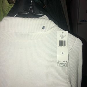 Ralph Lauren turtle neck NEW white